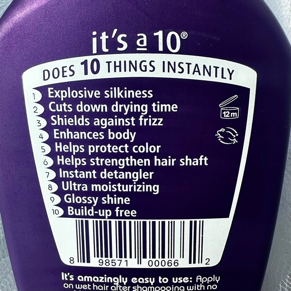 🎉HP! IT’S A 10 ✨NWT✨ Miracle Leave-In Spray 10 oz Bottle - Picture 4 of 5
